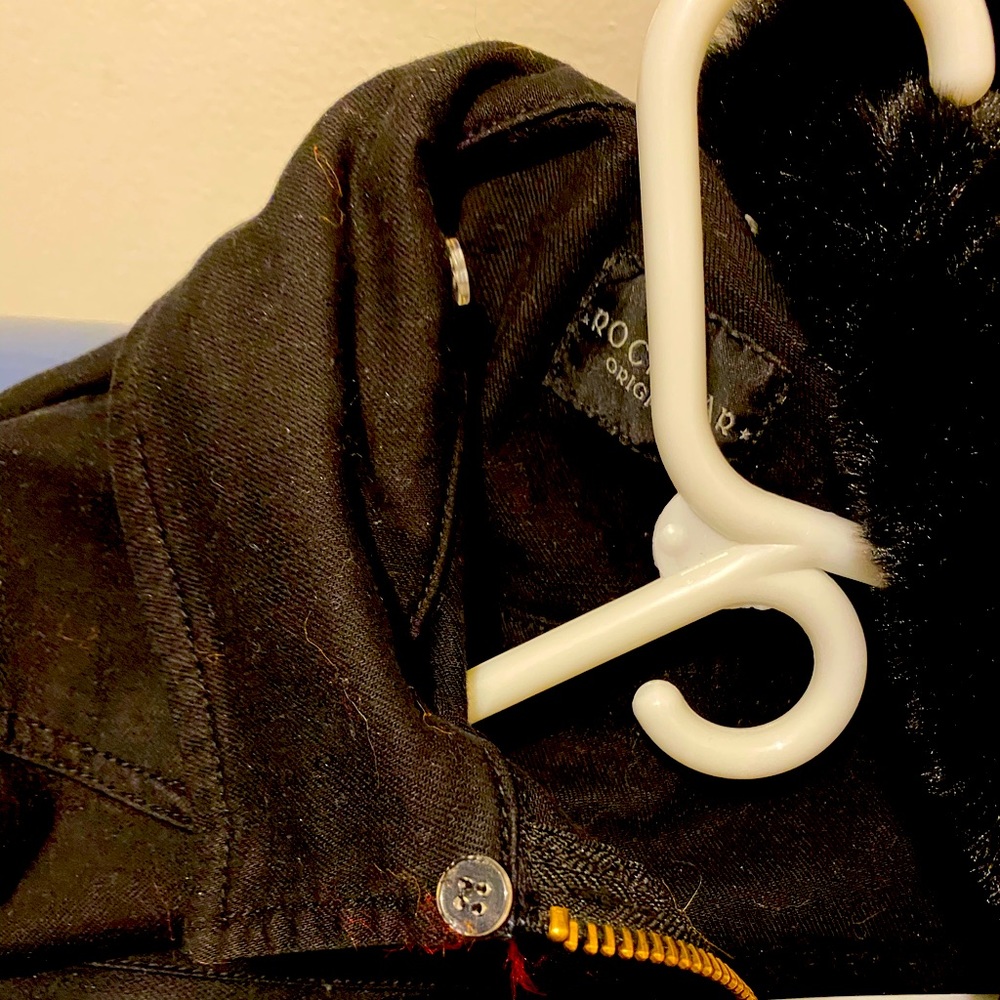 Rockstar Original jean jacket removable collar